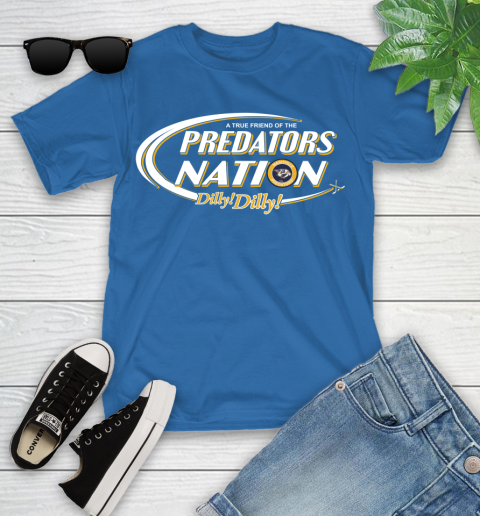 NHL A True Friend Of The Nashville Predators Dilly Dilly Hockey Sports Youth T-Shirt 12