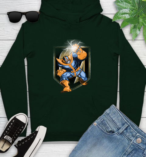 Vegas Golden Knights NHL Hockey Thanos Avengers Infinity War Marvel Youth Hoodie 14