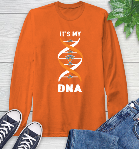 New York Knicks NBA Basketball It's My DNA Sports Long Sleeve T-Shirt 4