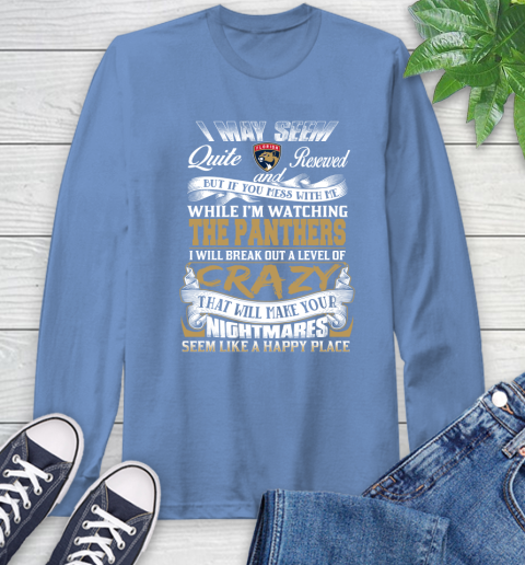 Florida Panthers NHL Hockey Don't Mess With Me While I'm Watching My Team Long Sleeve T-Shirt 12
