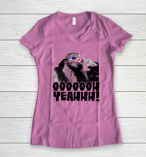 Macho Man WWE Patriotic Women's V-Neck T-Shirt 5