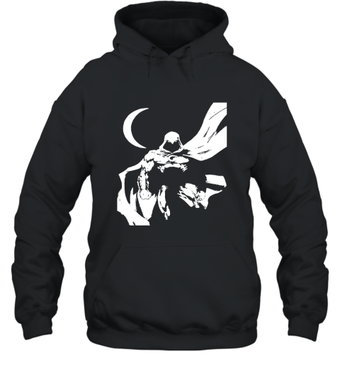 Dark Knight Collection  Moon Knight T Shirts Hooded