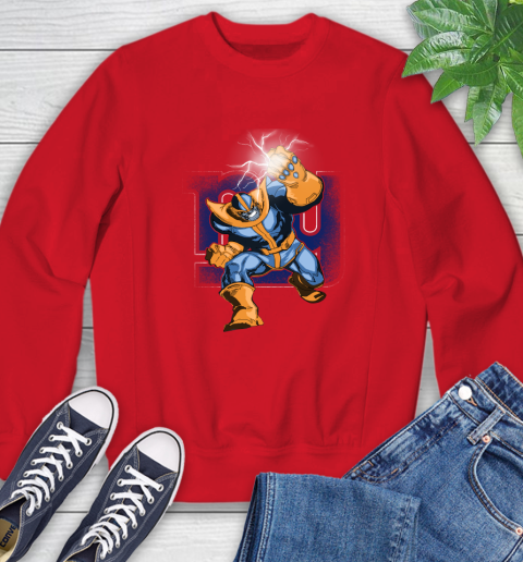 New York Giants NFL Football Thanos Avengers Infinity War Marvel Sweatshirt 10