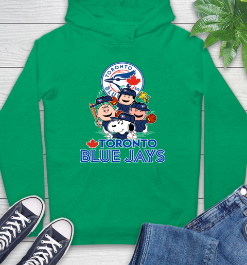 MLB Toronto Blue Jays Snoopy Charlie Brown Woodstock The Peanuts Movie Baseball T Shirt_000 Hoodie 8