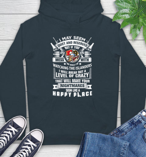 New York Islanders NHL Hockey Don't Mess With Me While I'm Watching My Team Sports Hoodie 7