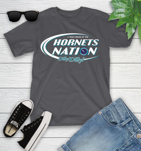 NBA A True Friend Of The Charlotte Hornets Dilly Dilly Basketball Sports Youth T-Shirt 6