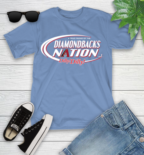 MLB A True Friend Of The Arizona Diamondbacks Dilly Dilly Baseball Sports Youth T-Shirt 15