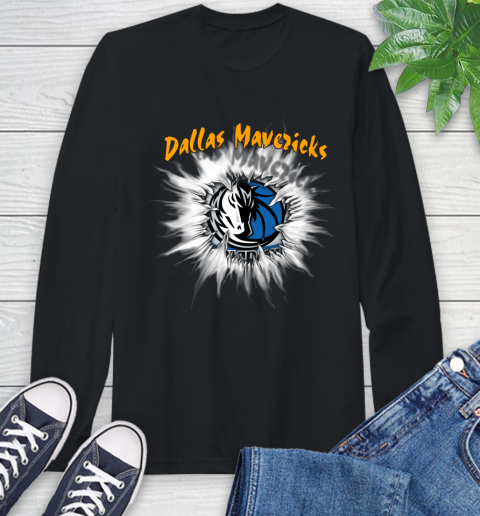 Dallas Mavericks NBA Basketball Rip Sports Long Sleeve T-Shirt