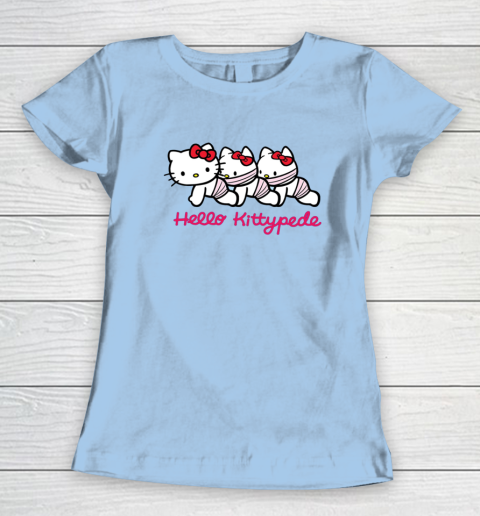 Hello Kittypede The Human Centipede Women's T-Shirt 4