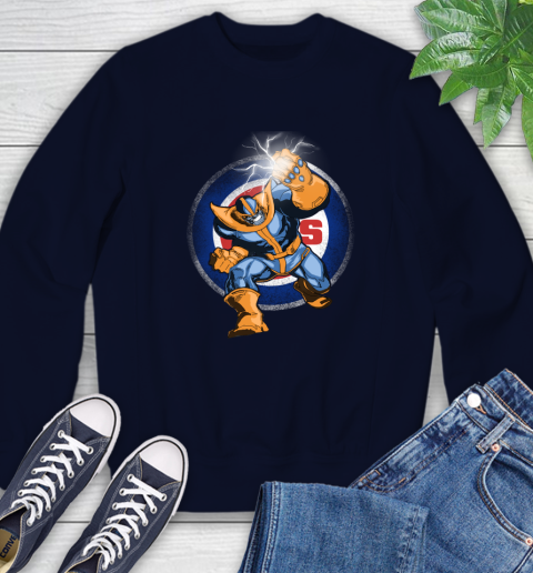 Chicago Cubs MLB Baseball Thanos Avengers Infinity War Marvel Sweatshirt 2