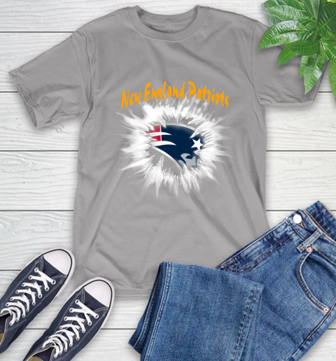 New England Patriots NFL Football Adoring Fan Rip Sports T-Shirt 6