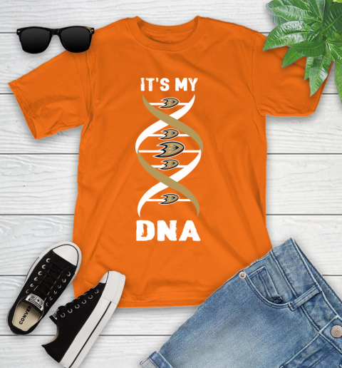 Anaheim Ducks NHL Hockey It's My DNA Sports Youth T-Shirt 9