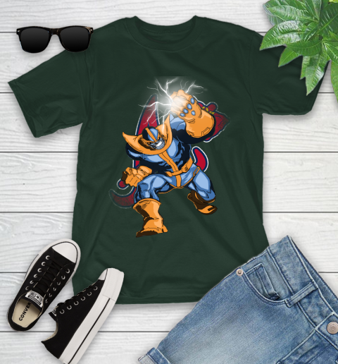 Atlanta Braves MLB Baseball Thanos Avengers Infinity War Marvel Youth T-Shirt 5