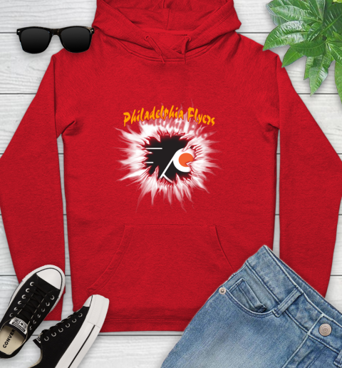 Philadelphia Flyers NHL Hockey Adoring Fan Rip Sports Youth Hoodie 12