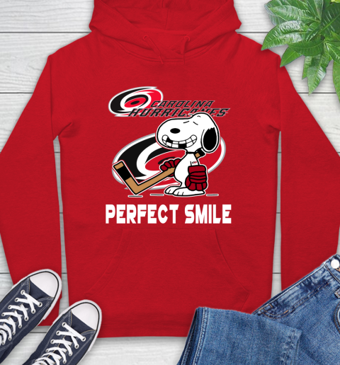 NHL Carolina Hurricanes Snoopy Perfect Smile The Peanuts Movie Hockey T Shirt Hoodie 10