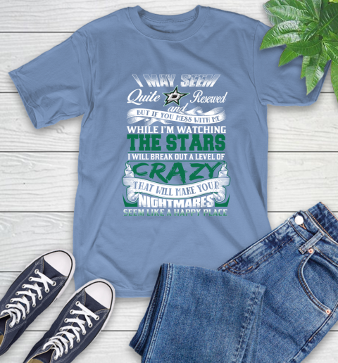 Dallas Stars NHL Hockey Don't Mess With Me While I'm Watching My Team T-Shirt 12