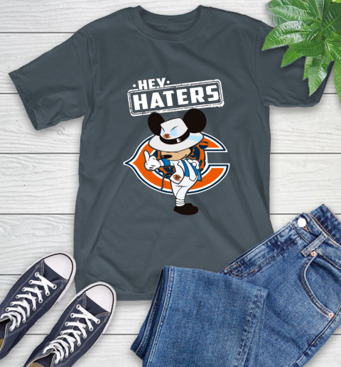 NFL Hey Haters Mickey Football Sports Chicago Bears T-Shirt 10