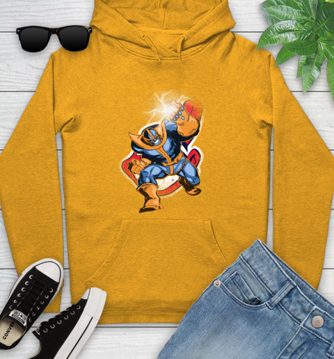 Cleveland Indians MLB Baseball Thanos Avengers Infinity War Marvel Youth Hoodie 2
