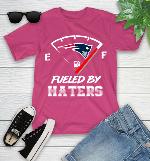 New England Patriots NFL Football Fueled By Haters Sports Youth T-Shirt 11