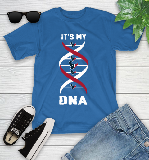 Houston Texans NFL Football It's My DNA Sports Youth T-Shirt 12