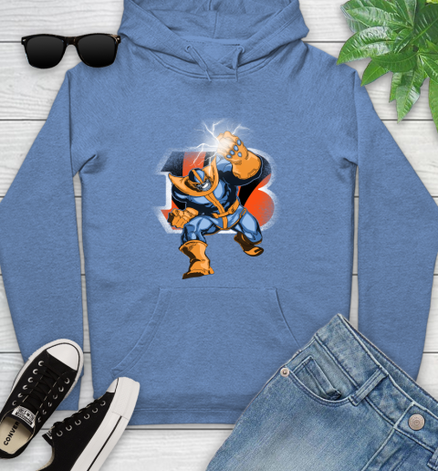 Cincinnati Bengals NFL Football Thanos Avengers Infinity War Marvel Youth Hoodie 13
