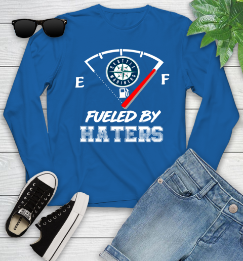 Seattle Mariners MLB Baseball Fueled By Haters Sports Youth Long Sleeve 11 Seattle Mariners MLB Baseball Fueled By Haters Sports Youth Long Sleeve - Image 11