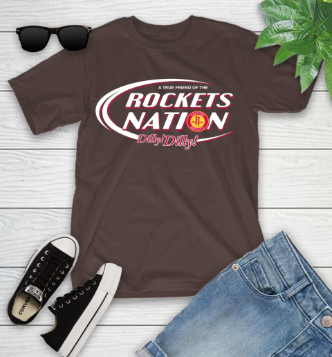 NBA A True Friend Of The Houston Rockets Dilly Dilly Basketball Sports Youth T-Shirt 7