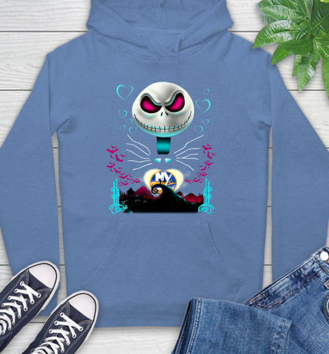 NHL New York Islanders Jack Skellington Sally The Nightmare Before Christmas Hockey Hoodie 11