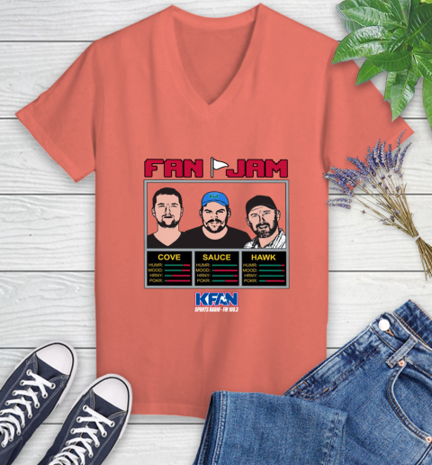 Kfan Dongtober Women's V-Neck T-Shirt 6