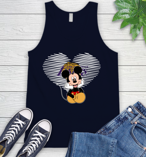NBA Los Angeles Lakers The Heart Mickey Mouse Disney Basketball Tank Top 2