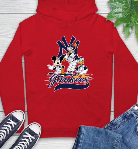 MLB New York Yankees Mickey Mouse Donald Duck Goofy Baseball T Shirt Hoodie 10