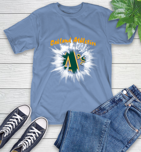 Oakland Athletics MLB Baseball Adoring Fan Rip Sports T-Shirt 12