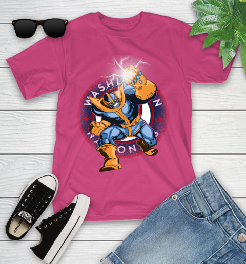 Washington Nationals MLB Baseball Thanos Avengers Infinity War Marvel Youth T-Shirt 11