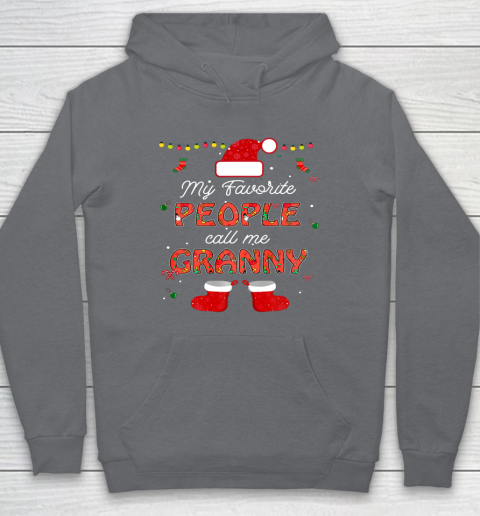 My Favorite People Call Me Granny Thanksgiving Christmas Hoodie 3