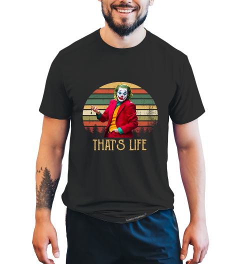Joker Vintage T Shirt, Joker The Comedian T Shirt, That's Life Tshirt, Halloween Gifts