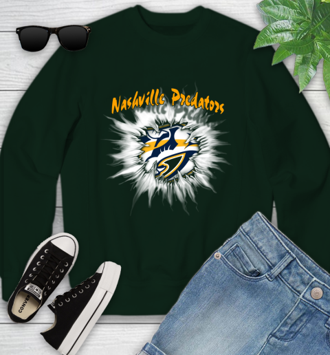 Nashville Predators NHL Hockey Adoring Fan Rip Sports Youth Sweatshirt 9