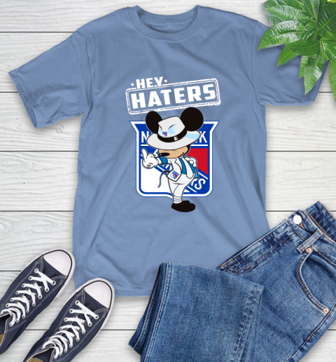 NHL Hey Haters Mickey Hockey Sports New York Rangers T-Shirt 12