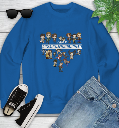 Iam_a_SupernaturalAHolic_Supernatural_A_Holic_Shirt Youth Sweatshirt 7