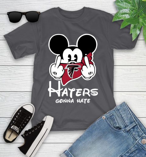 NFL Atlanta Falcons Haters Gonna Hate Mickey Mouse Disney Football T Shirt Youth T-Shirt 6