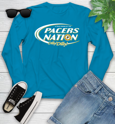 NBA A True Friend Of The Indiana Pacers Dilly Dilly Basketball Sports Youth Long Sleeve 8