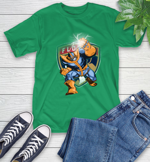 Florida Panthers NHL Hockey Thanos Avengers Infinity War Marvel T-Shirt 7