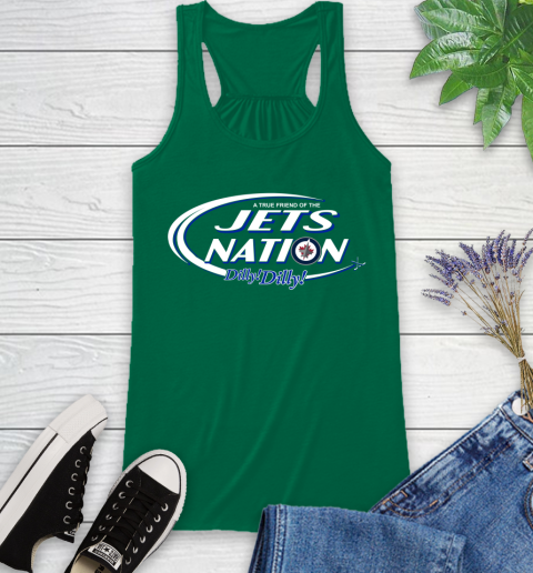 NHL A True Friend Of The Winnipeg Jets Dilly Dilly Hockey Sports Racerback Tank 6
