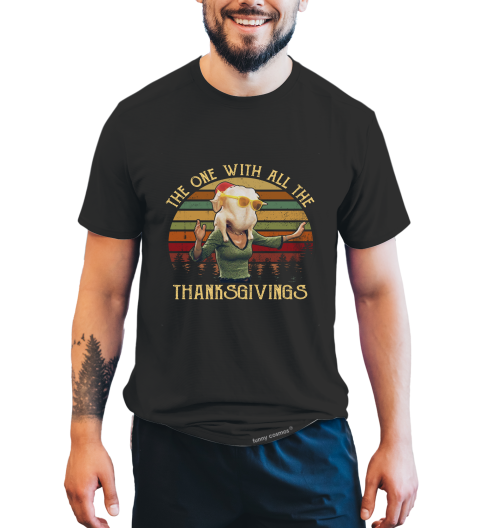 Friends TV Show Vintage T Shirt, Friends Shirt, Monica T Shirt, The One With All The Thanksgivings Tshirt, Thanksgiving Gifts