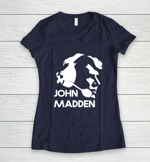 John Madden Shirt Women's V-Neck T-Shirt 7