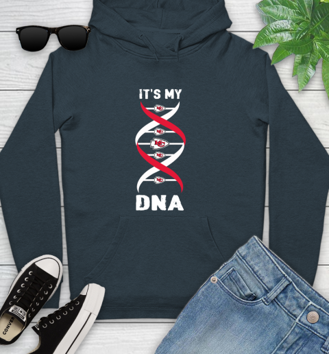 Kansas City Chiefs NFL Football It's My DNA Sports Youth Hoodie 10