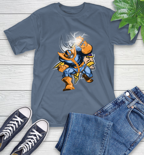 Minnesota Vikings NFL Football Thanos Avengers Infinity War Marvel T-Shirt 8