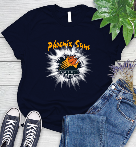 Phoenix Suns NBA Basketball Rip Sports Women's T-Shirt 2
