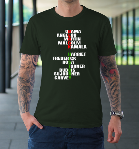 Obama Angelou Inspirational African Black History Month T-Shirt 3