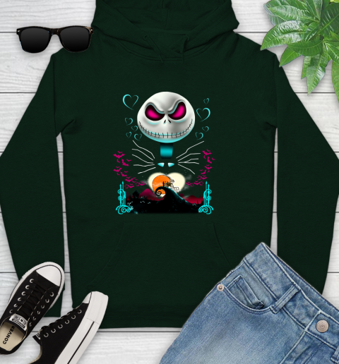 NFL Cleveland Browns Jack Skellington Sally The Nightmare Before Christmas Football Youth Hoodie 14