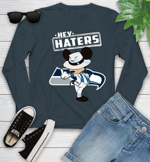 NFL Hey Haters Mickey Football Sports Seattle Seahawks Youth Long Sleeve 9